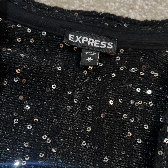 Express Sequin Cardigan - Picture 2 of 3